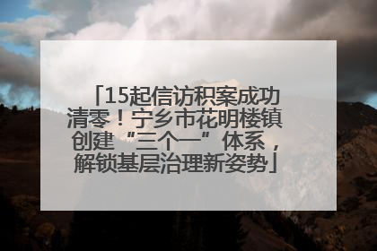 15起信访积案成功清零！宁乡市花明楼镇创建“三个一”体系，解锁基层治理新姿势