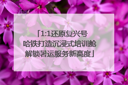 1:1还原复兴号 哈铁打造沉浸式培训舱解锁暑运服务新高度
