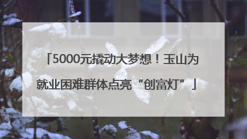 5000元撬动大梦想！玉山为就业困难群体点亮“创富灯”